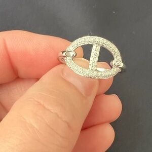 Pave Diamond, White Gold Ring